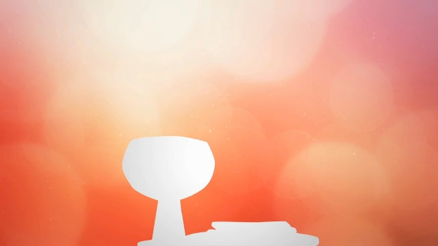 Spring Bokeh Communion Blank
