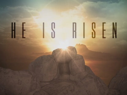 Easter Sunrise Tomb He Is Risen