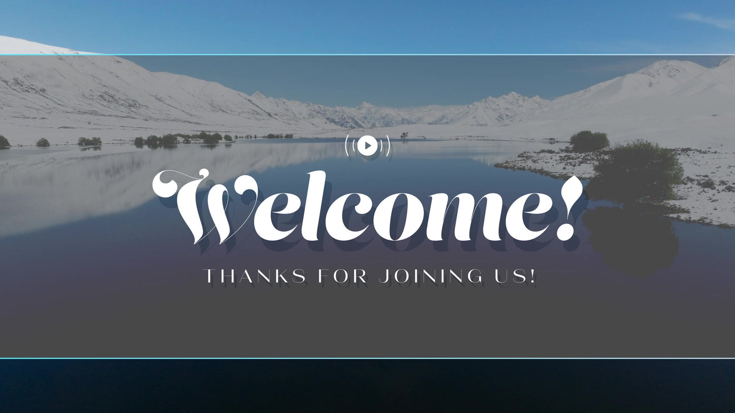 Winter Expanse Welcome Stream Still
