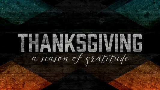 Geomteric Wood Thanksgiving