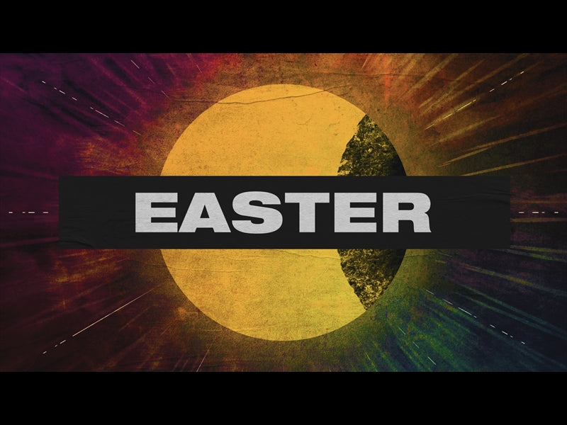 Vibrant Holy Week Easter Title