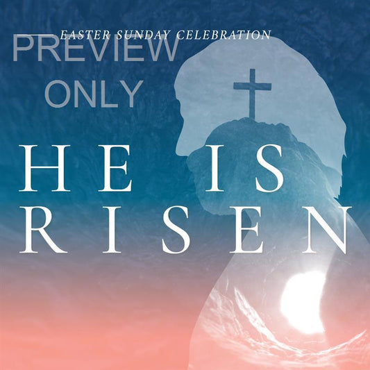 He Is Risen: Easter Sunday Celebration Social Graphic Main