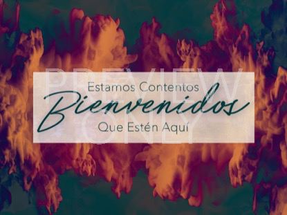 Spirit Of Pentecost Welcome Still - Spanish