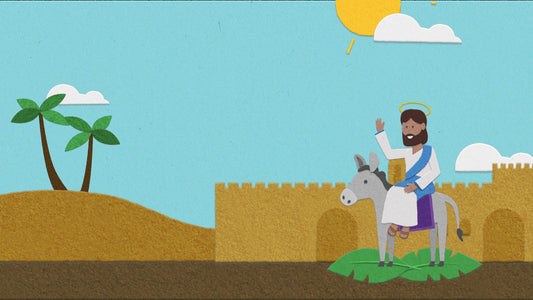 Palm Sunday Flannelgraph Jesus