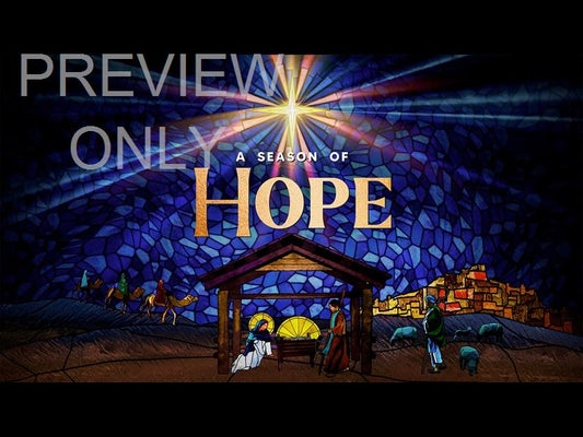 Christmas Stained Glass Hope Still