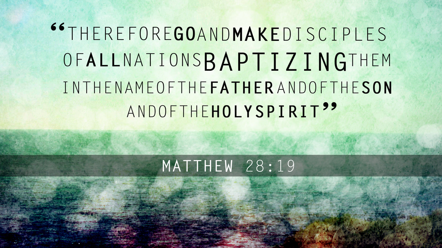 Water Drops Matthew 28