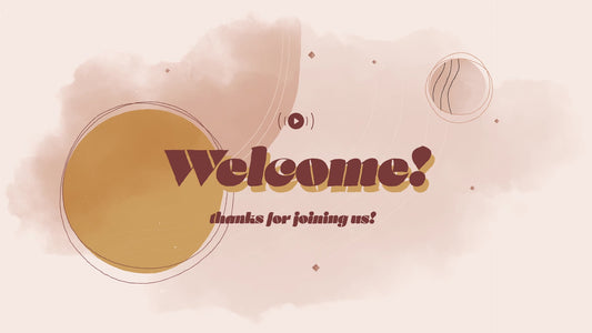Watercolor Seasons Welcome Stream Still