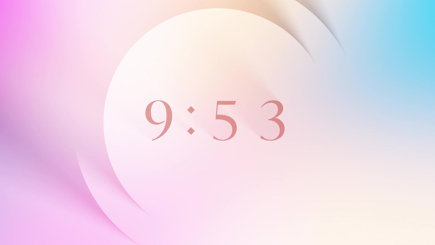 Long Shadow Gradient Countdown