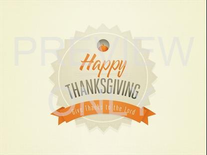 Thanksgiving Badge Happy Thanksgiving