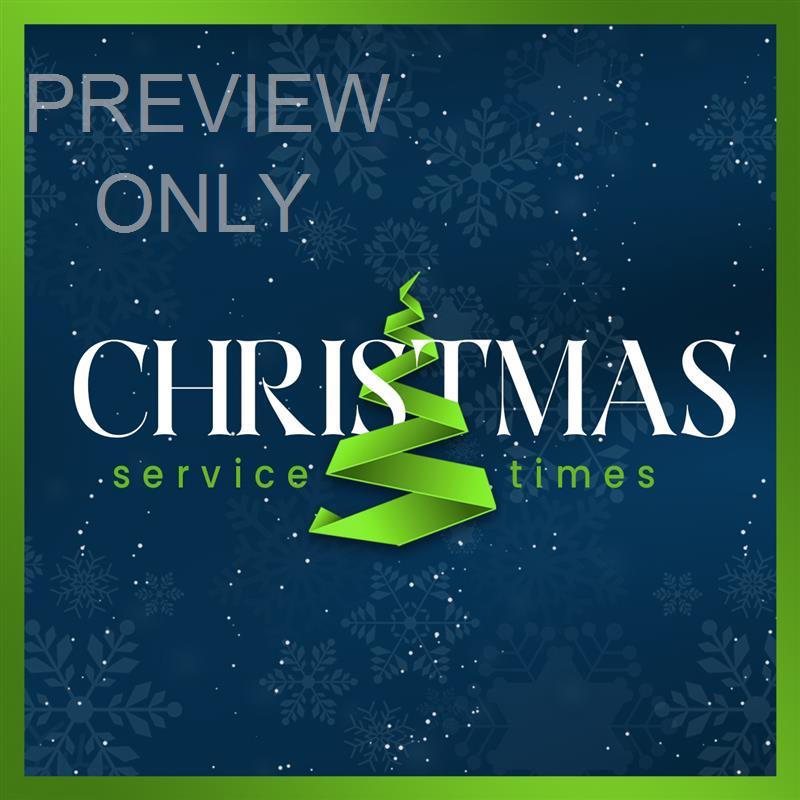 Christmas Service Times