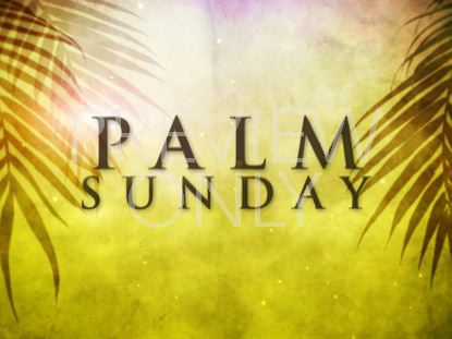 Palm Sunday Title