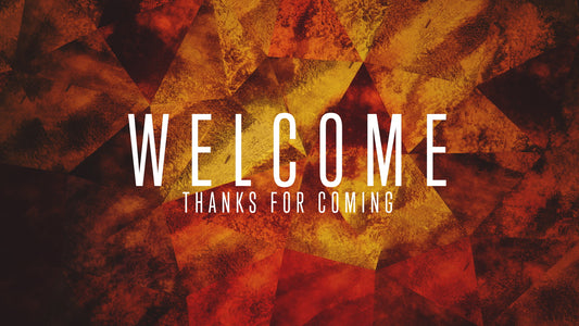 Easter Glass Welcome Still