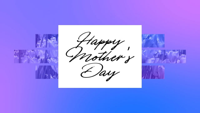 Radiant Gradient Mother's Day Title 01
