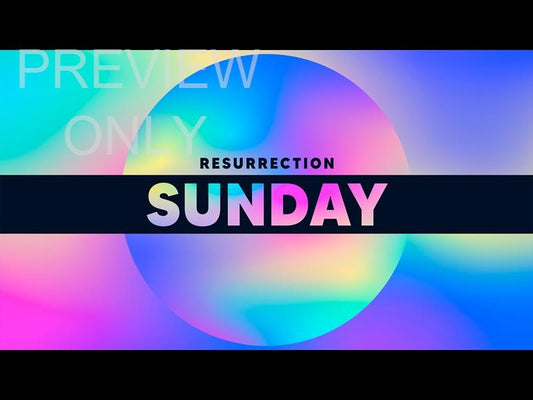 Spring Gradient Resurrection Sunday Still
