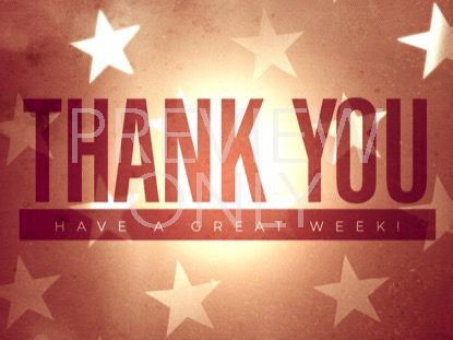 In Honor Of Service Closing Still