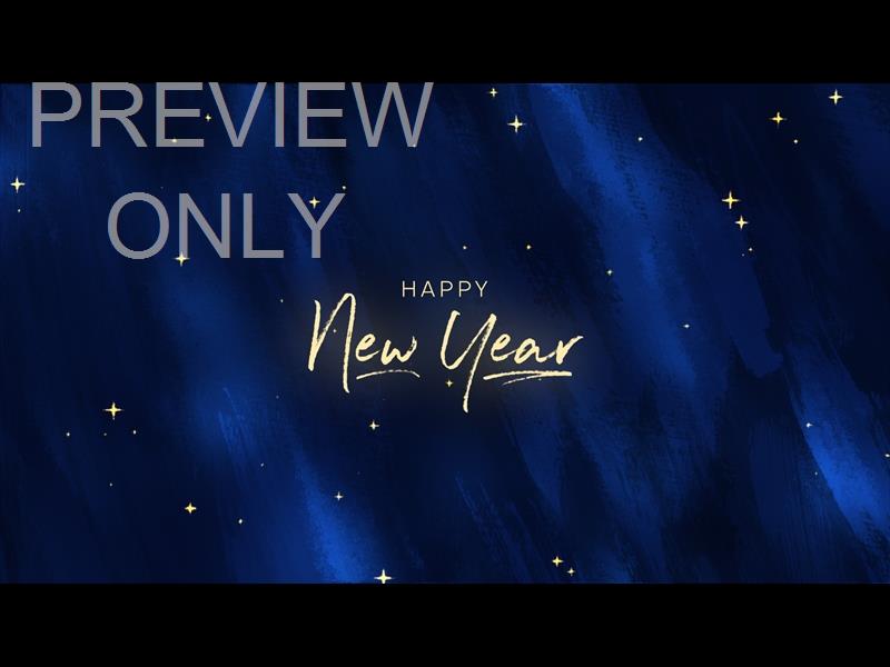 Paint Canvas Happy New Year Still