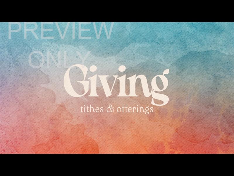 Easter Canvas Giving Still