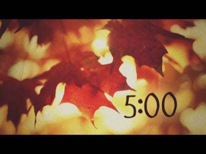 Vintage Autumn Countdown