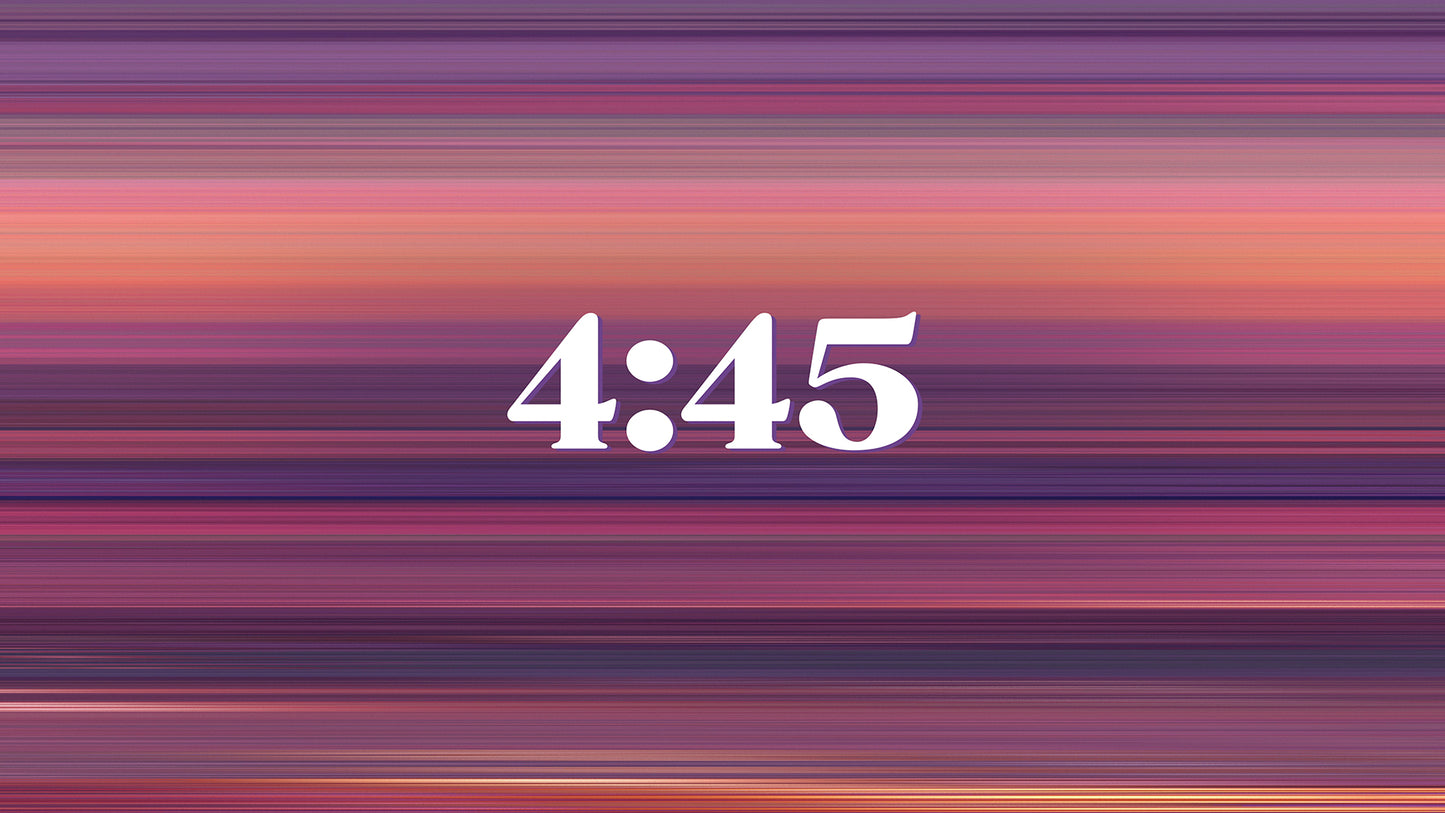 Sunset Gradient Minimal Countdown
