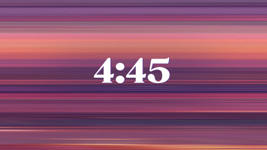Sunset Gradient Minimal Countdown