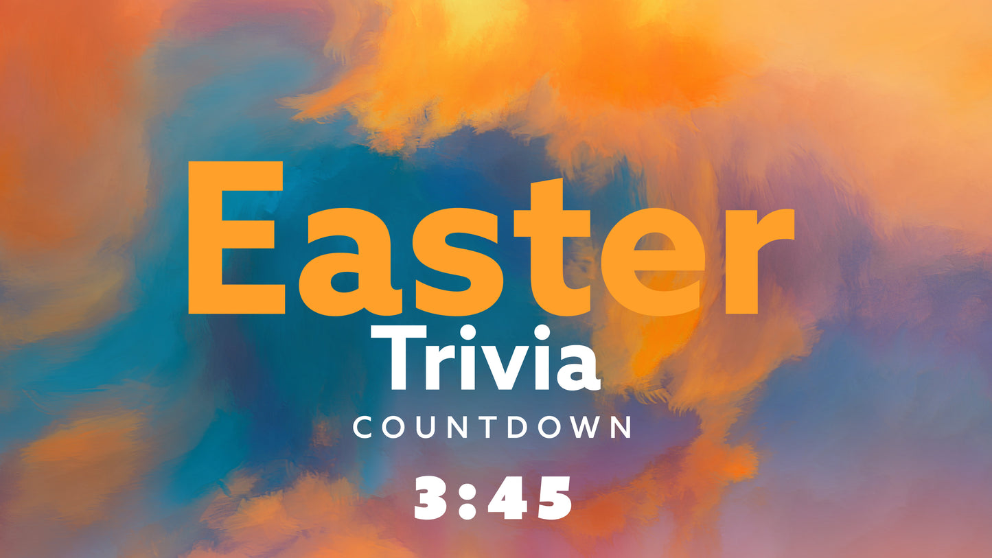 Painted Easter Trivia Countdown