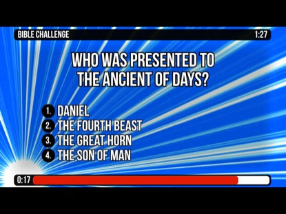 Bible Challenge Countdown - Daniel 7