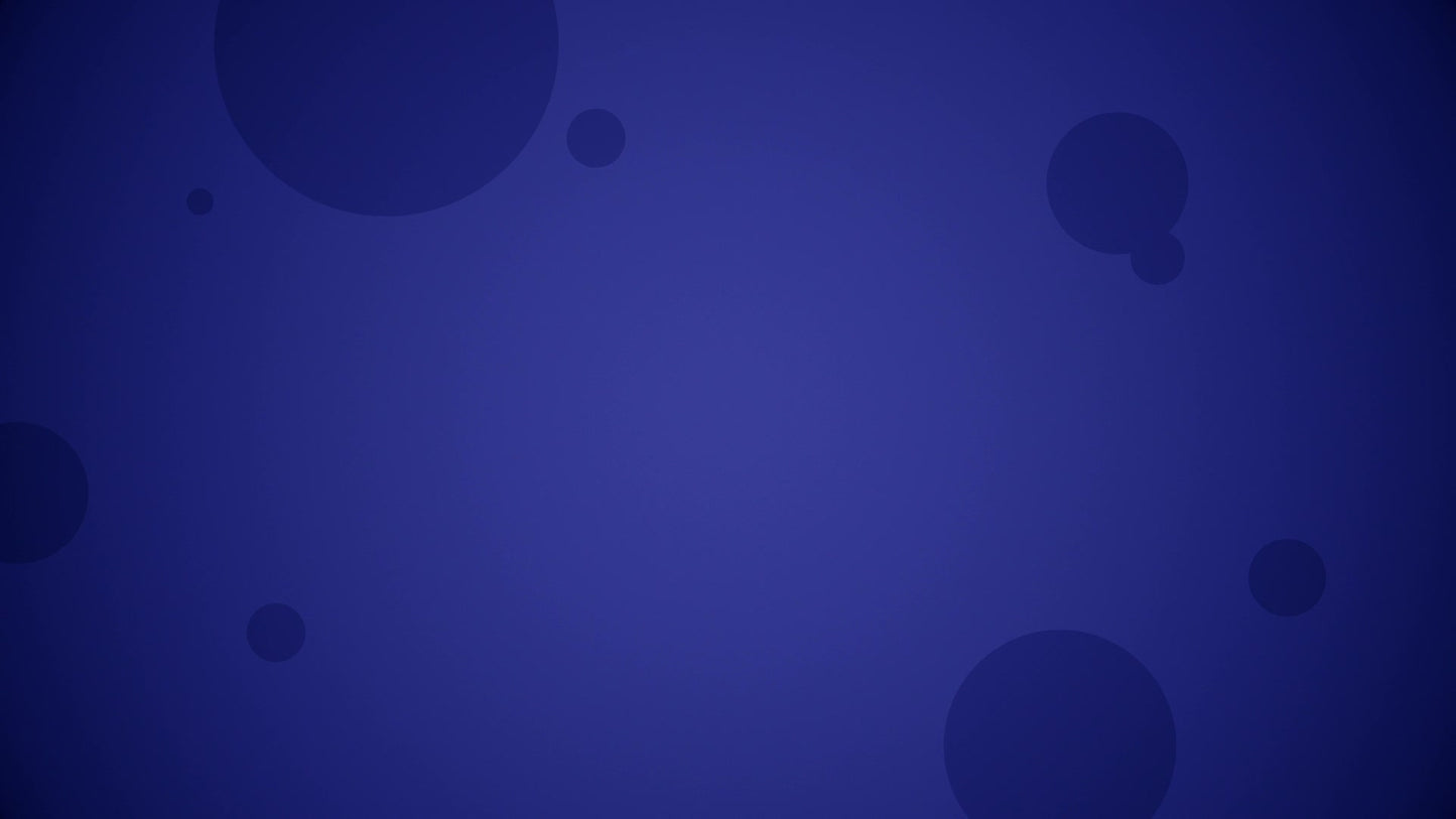 Floating Circles Deep Blue