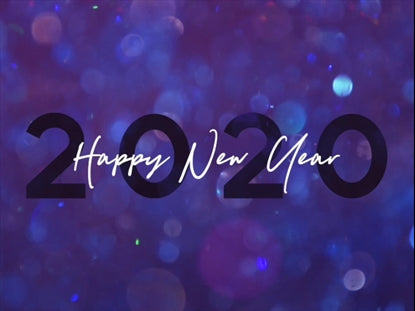 Glitter Sparks New Year 2020