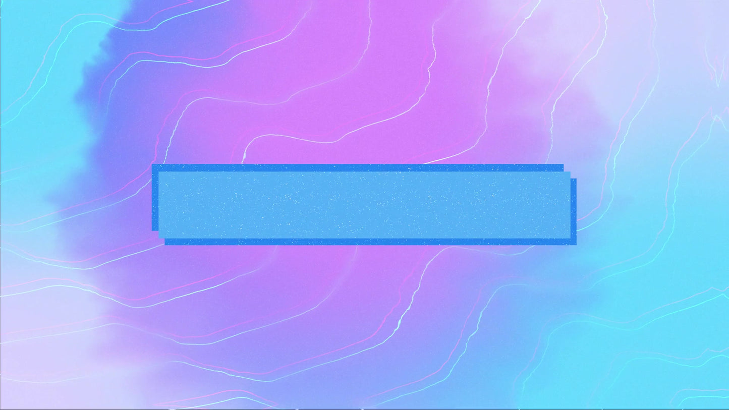 Summer Vibes Purple Blue Box