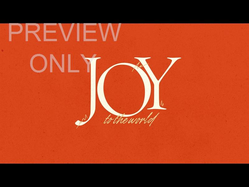 Advent Type Joy Title Still