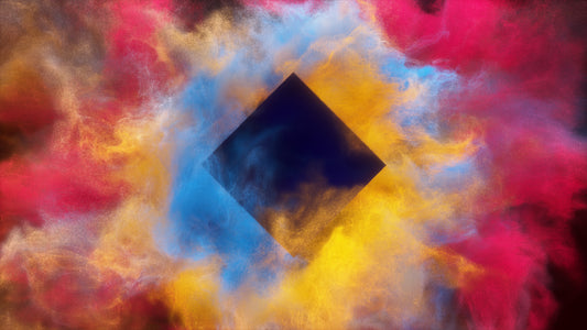 Color Blast: Tricolor Diamond