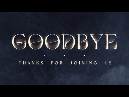 Winter Luster: Goodbye