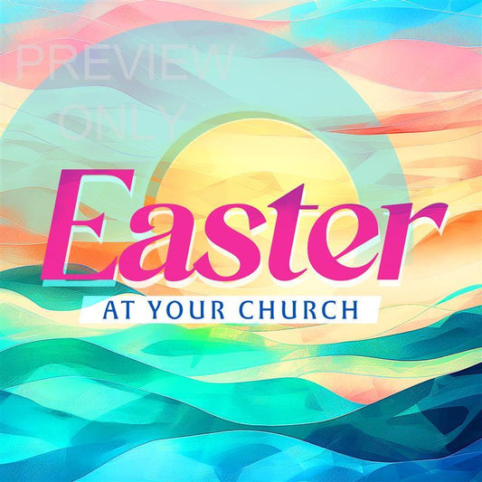Easter At Your Church Social Graphic Title 2