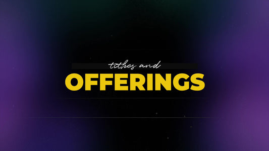 Vintage Light Tithes And Offerings