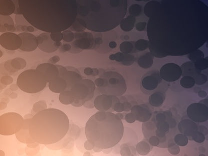 Light Orbs Orange Purple