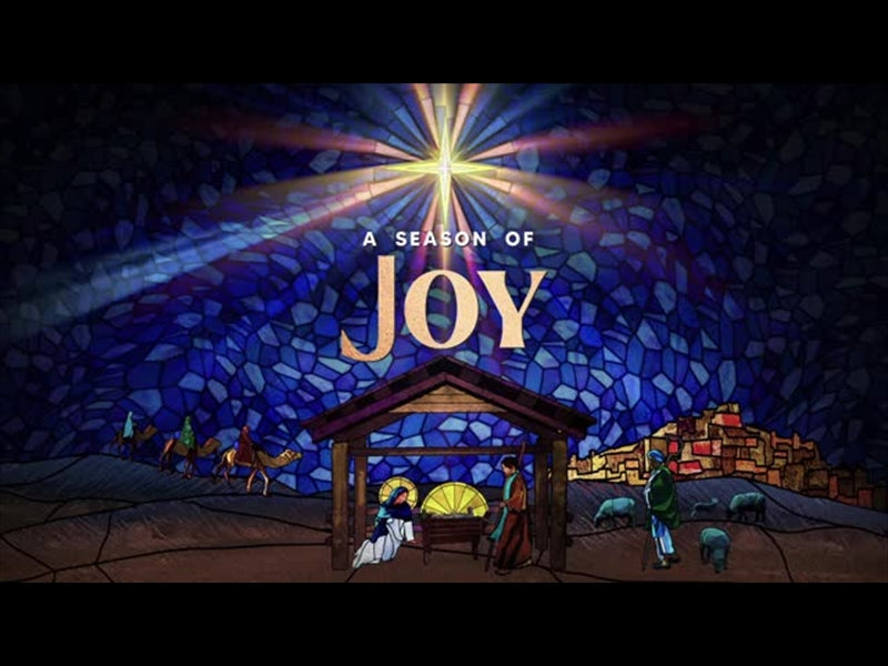 Christmas Stained Glass Joy