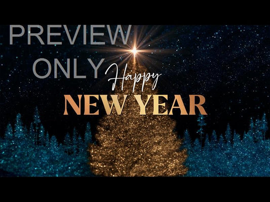 Sparkling Christmas New Year Still