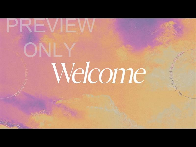 Butterfly Sky Welcome Still