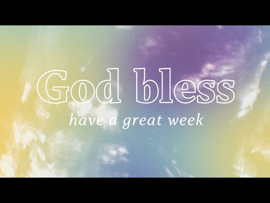 Shine Bright God Bless