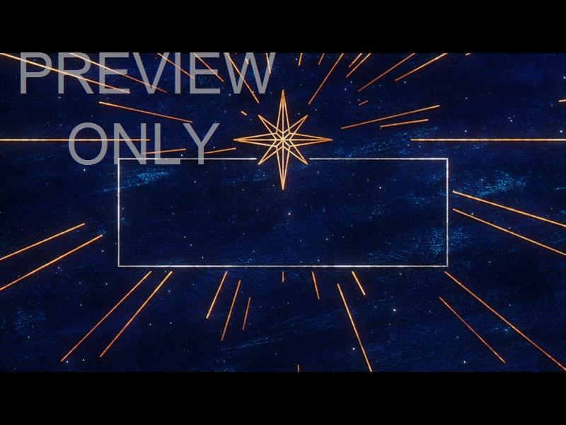Star Of Wonder Center Frame Blue