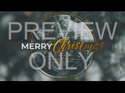 Beautiful Winter Merry Christmas Graphic