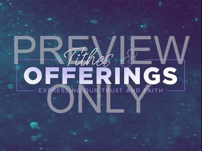 New Year Sparkle Tithes Offering