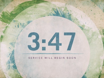 Watercolor Textures Countdown