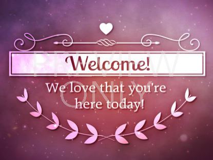 Sacred Love Welcome Still