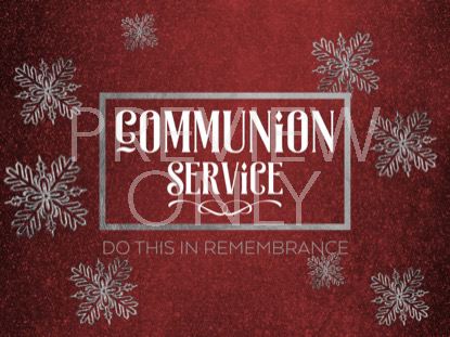 Trendy Christmas Communion Still