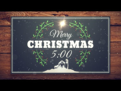 Christmas Manger Countdown