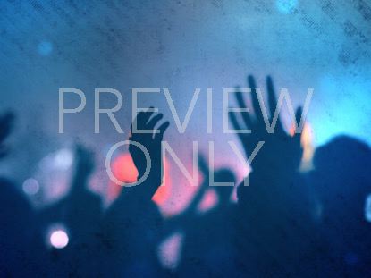 Worship Group Hands Blue Filtered