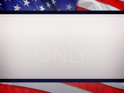 American Flag Announcement Still