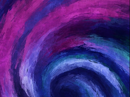 Paint Swirl Cool Sunset