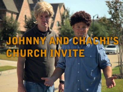 Johnny And Chachi Church Invite